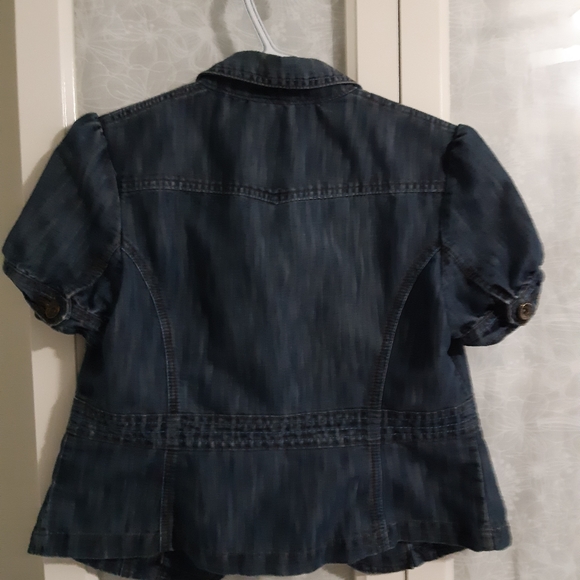 Vintage Point Zero denim blazer small - Picture 5 of 7